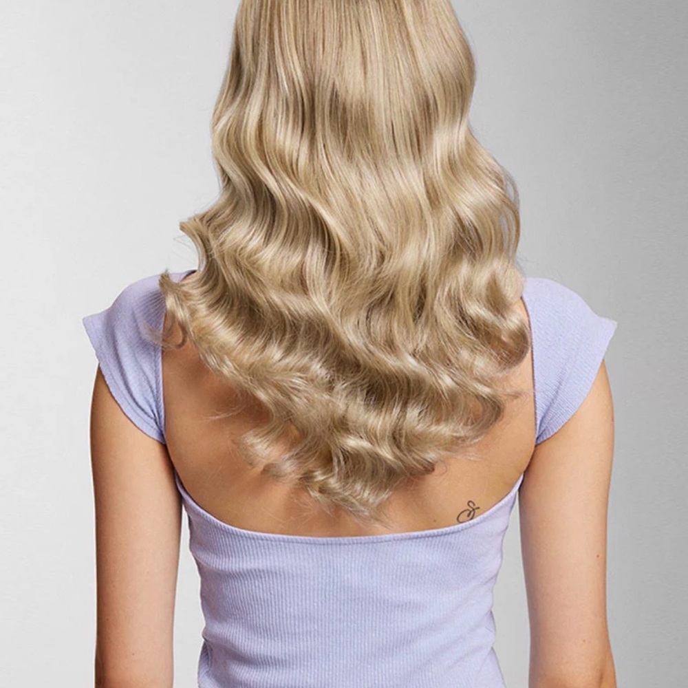 Luxy Halo Extension in Cream Blonde 16” NEVER WORN
